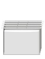 100 Stk. | Hängeschienen | Metall | 347 mm lang