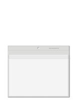 100 Stk. | Sichttasche A5 | farblos | PP glasklar 0,140 mm | Querformat mit Klappe