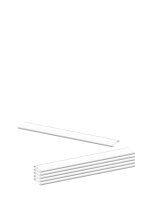 200 Stk. | Abdeckschiene Kunststoff | weiß | 148 mm