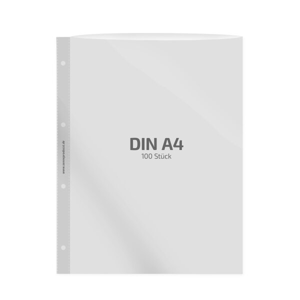 100 Stk. | Prospekthülle A4+ | farblos | PE glatt 0,160 mm | REIF Hamburg