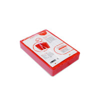 100 Stk. | Sichthülle A5 | rot | PE glatt 0,160 mm | REIF Hamburg