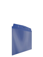 10 Stk. | Sichttasche DIN A4 quer | dunkelblau | mit 1...