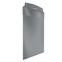 10 Stk. | Sichttasche DIN A4 hoch | dunkelgrau | mit...