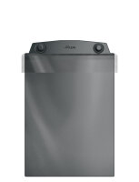 10 Stk. | Sichttasche DIN A4 hoch | dunkelgrau | mit...