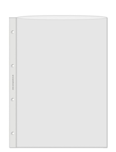 100 Stk. | Prospekthülle A4 | farblos | PP glasklar 0,080 mm | REIF Hamburg