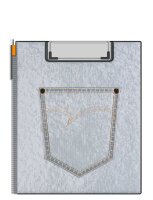 Klemmmappe A5 | VINYL-WF | Jeans | 1 Stk.