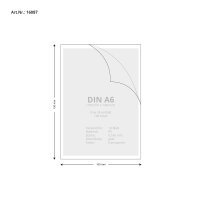 100 Stk. | Sichthülle A6 | farblos | PE glatt 0,160...