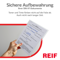 100 Stk. | Hülle A7 | farblos | PE glatt 0,130 mm | REIF Hamburg