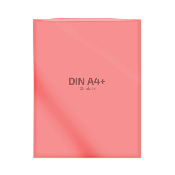 100 Stk. | Hülle A4+ | rot | PE glatt 0,160 mm | REIF Hamburg
