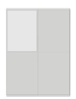 100 Stk. | Taschenhülle selbstklebend A6 hoch | farblos | VINYL-WF glasklar 0,140 mm | senne products