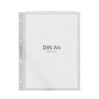 100 Stk. | Prospekthülle A4+ | farblos | PP genarbt...