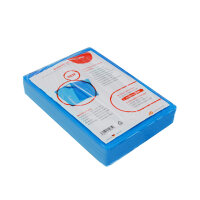 100 Stk. | Sichthülle A4 | blau | PE glatt 0,160 mm | REIF Hamburg