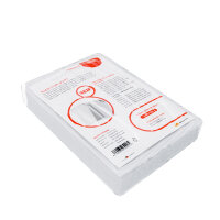 100 Stk. | Sichthülle A4 | farblos | PP genarbt 0,120 mm | Vorderseite verkürzt | REIF Hamburg