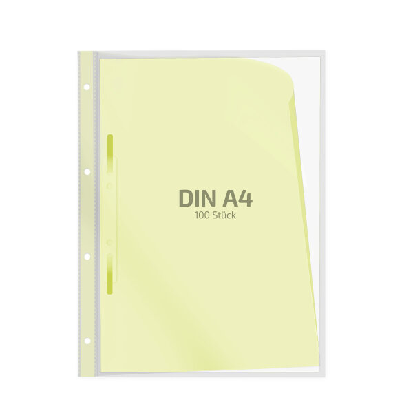 50 Stk. | Angebotsmappe A4 | gelb | PE glatt 0,160 mm | REIF Hamburg