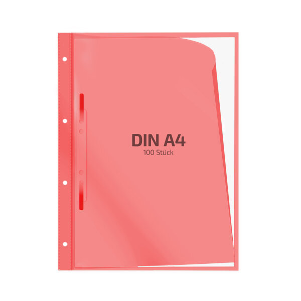 50 Stk. | Angebotsmappe A4 | rot | PE glatt 0,160 mm | REIF Hamburg