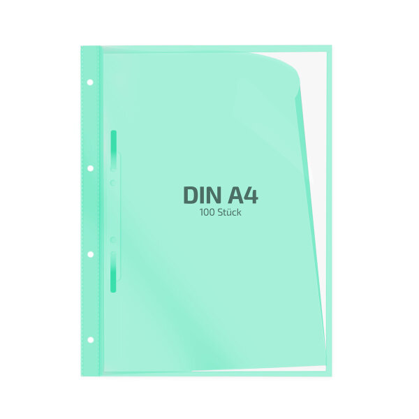 50 Stk. | Angebotsmappe A4 | grün | PE glatt 0,160 mm | REIF Hamburg