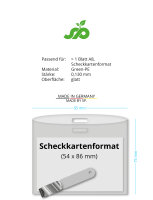 10 Stk. | Namensschildhülle mit Metall-Clip | farblos | Green-PE glatt 0,130 mm | Querformat | REIF Hamburg