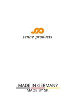 100 Stk. | Sichthülle A4 | farblos | PP Atlasprägung 0,180 mm | Griffausstanzung | senne products