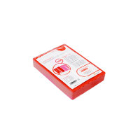 100 Stk. | Hülle A6 | rot | PE glatt 0,160 mm | REIF Hamburg
