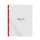 100 Stk. | Prospekthülle A4 | rot | PP glasklar 0,080 mm | REIF Hamburg