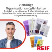 100 Stk. | Sichthülle A4 | farblos | Green-PE glatt 0,160 mm | REIF Hamburg