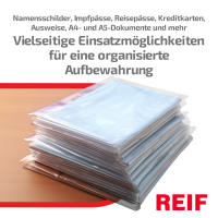 100 Stk. | Sichthülle A4 | farblos | Green-PE glatt 0,160 mm | REIF Hamburg