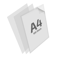 100 Stk. | Sichthülle A4 | farblos | Green-PE glatt 0,160 mm | REIF Hamburg