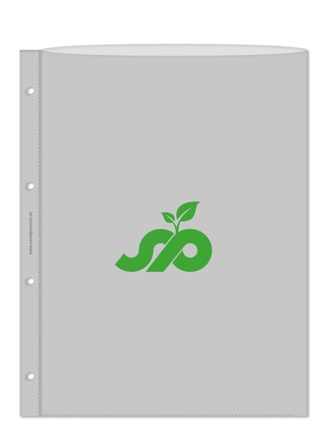 100 Stk. | Prospekthülle A4+ | farblos | Green-PE glatt 0,160 mm | REIF Hamburg