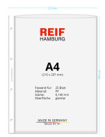50 Stk. | Prospekthülle A4 | farblos | PP glasklar 0,140 mm | REIF Hamburg