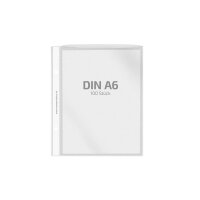 100 Stk. | Prospekthülle A6 | weiß | PP...
