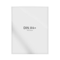 100 Stk. | Hülle A4+ | farblos | PE glatt 0,160 mm |...