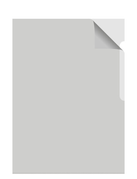 100 Stk. | Sichthülle A4 | farblos | PP glasklar 0,140 mm | Griffausstanzung | REIF Hamburg