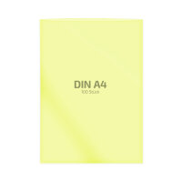 100 Stk. | Hülle A4 | gelb | PE glatt 0,160 mm |...