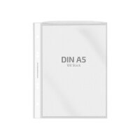 100 Stk. | Prospekthülle A5 | weiß | PP...