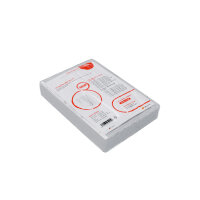 100 Stk. | Prospekthülle A5 | weiß | PP genarbt 0,060 mm | REIF Hamburg